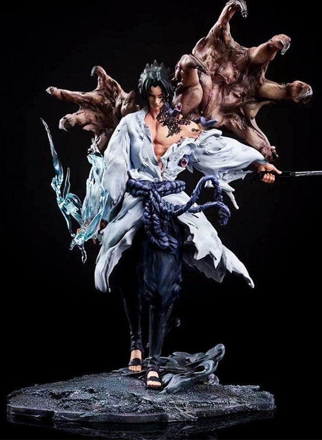 Halamodo Naruto Iron Curtain Sasuke Sporting Intricate Designs, Anime Collectible Figurine, Decoration and Gift Treasure - Image 2