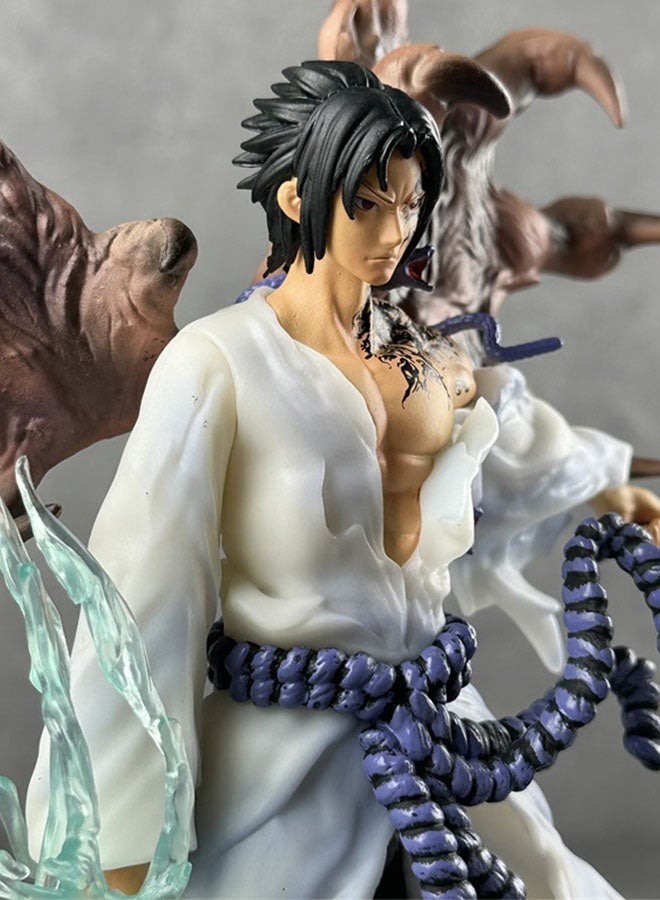 Halamodo Naruto Iron Curtain Sasuke Sporting Intricate Designs, Anime Collectible Figurine, Decoration and Gift Treasure - Image 4