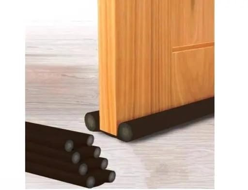 Croon Door Bottom Sealing Strip Guard for Door Size36 inch Pack of 2 BrownDS004  - Image 1