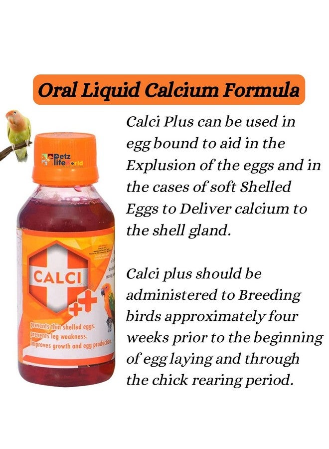 VAYINATO® Bird Care 5 In 1 Combo For All Your Pet Birds (Birds Care, 60Ml + Birds Care Herbal Plus, 60Ml + Calci Plus, 30Ml + Bird Booster, 50G + Breed Plus, 50G) by Petzlifeworld - Image 4