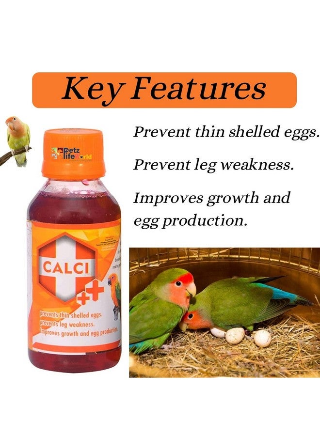 VAYINATO® Bird Care 5 In 1 Combo For All Your Pet Birds (Birds Care, 60Ml + Birds Care Herbal Plus, 60Ml + Calci Plus, 30Ml + Bird Booster, 50G + Breed Plus, 50G) by Petzlifeworld - Image 5