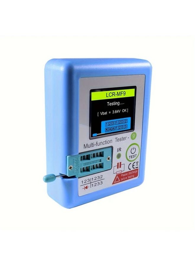 Blue USB Rechargeable Digital LCR Meter High Precision 0 01 Accuracy Multifunction Tester - Image 2