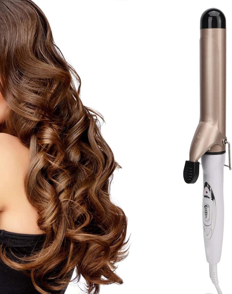 klarako Hair Curling Iron, Hair Curling Wand Ceramic Prevent Scald Ion Portable Hair Curler Wand for Styling 100 240V 32mm - Image 5