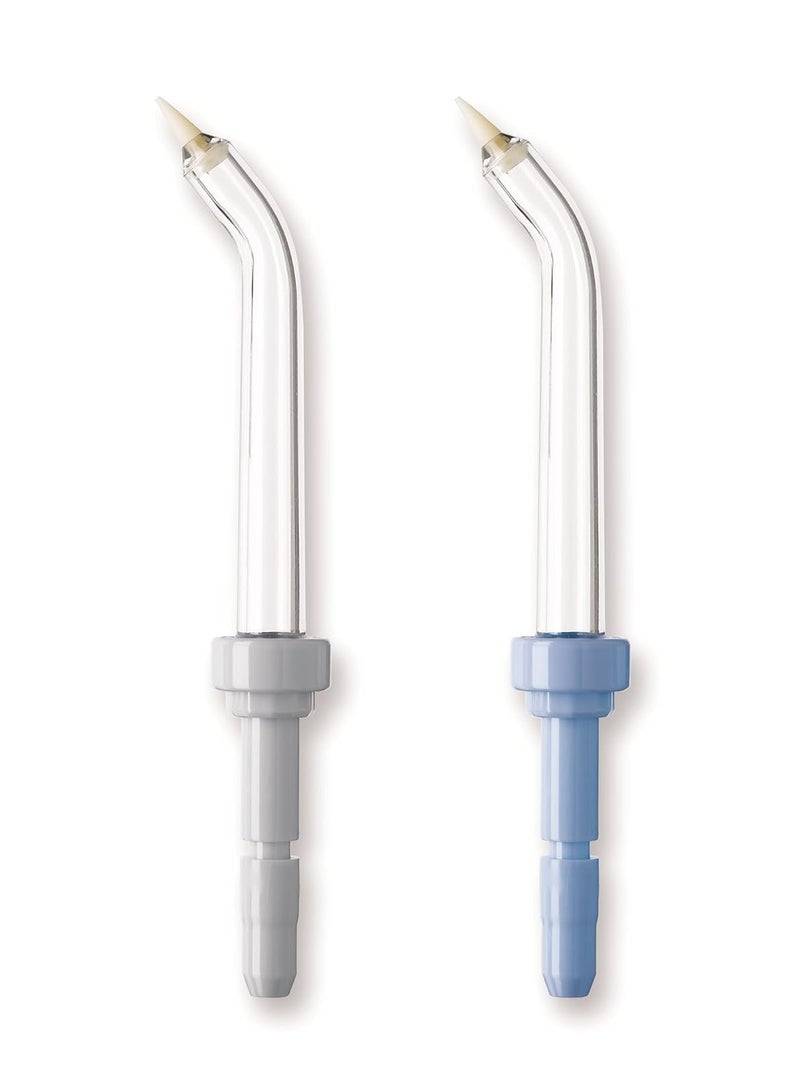 Waterpik Genuine Implant Denture Replacement Tips, Water Flosser Refill Heads Nozzles, DT-100E, 2 Count (assorted colors) - Image 1