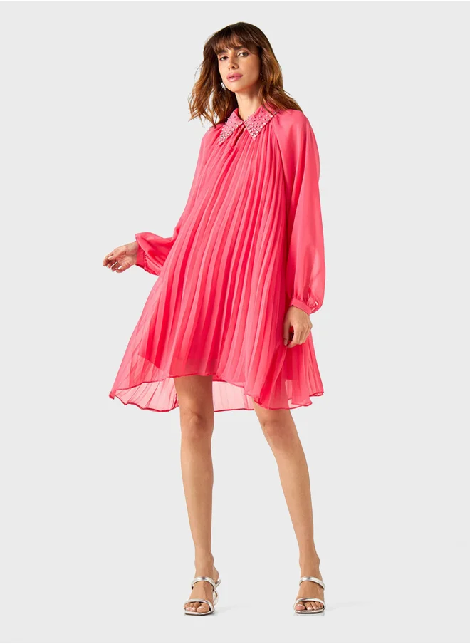 2Xtremz Embellished Pleated Dress