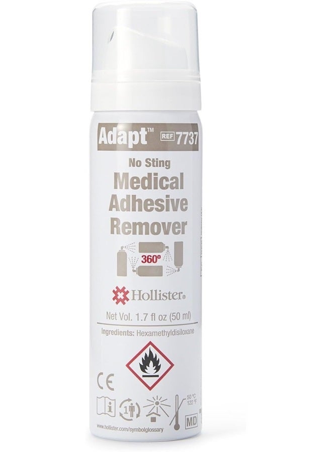 HOLLISTER مزيل اللاصق الطبي Adapt، بدون لسعة، رذاذ 360 درجة، 1.7 أونصة - Image 2