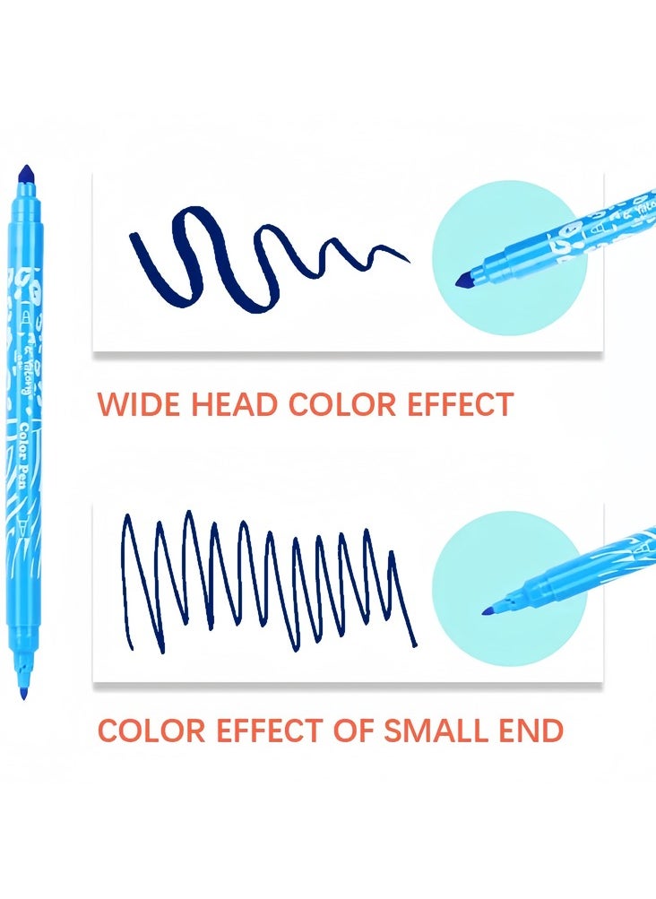 YALONG Yalong-Double Tip Watercolor Pen 12 Colors  - Image 2
