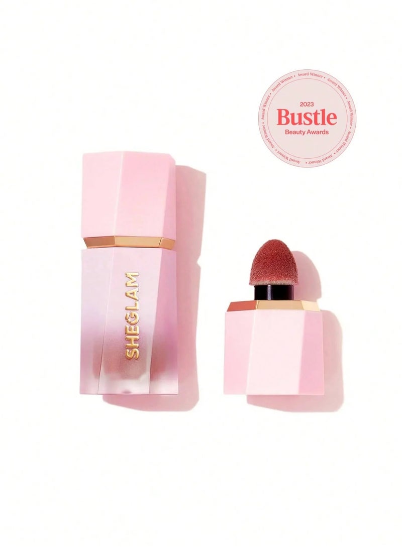 SHEGLAM Color Bloom Liquid Blush Matte Finish-Swipe Right  Gel Cream Blush  Long Lasting Non-Fading Highly Pigmented Lightweight Long Wear Smooth Blusher Swipe Right - Image 1