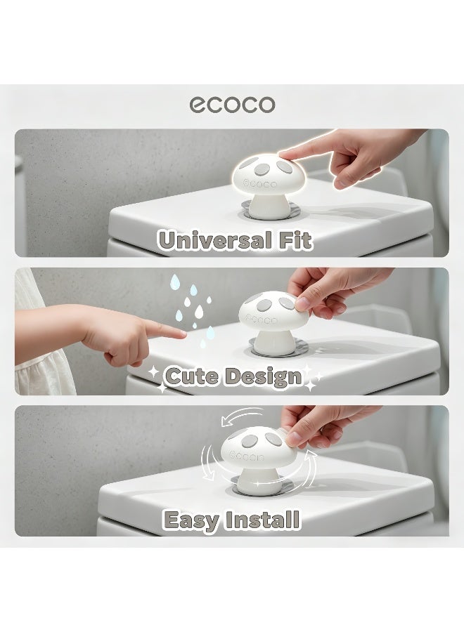 ecoco Nail Specific Silicone Toilet Press Button，Toilet Water Tank Switch Button Universal Flushing Press - Image 5