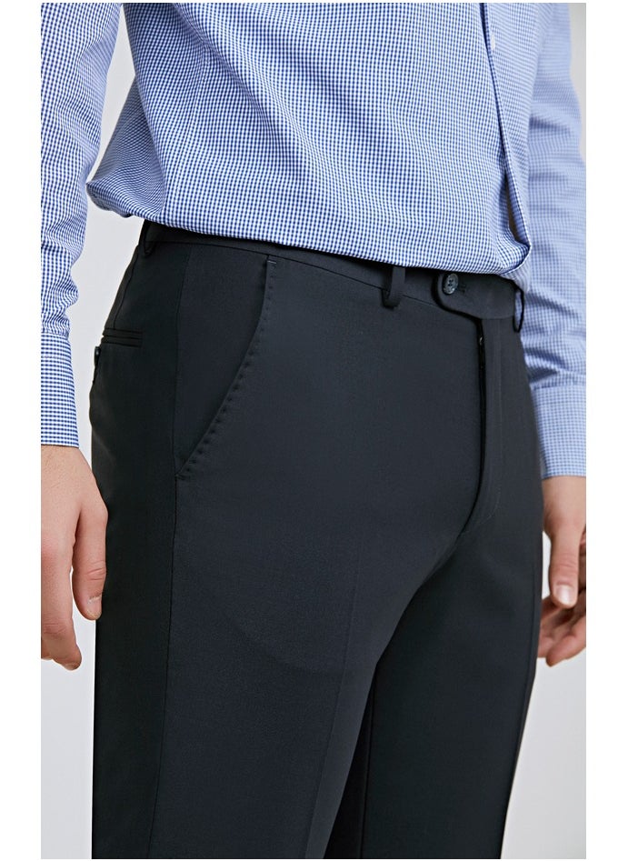 D'S DAMAT Ds Damat Slim Fit Trouser Navy Blue  - Image 3
