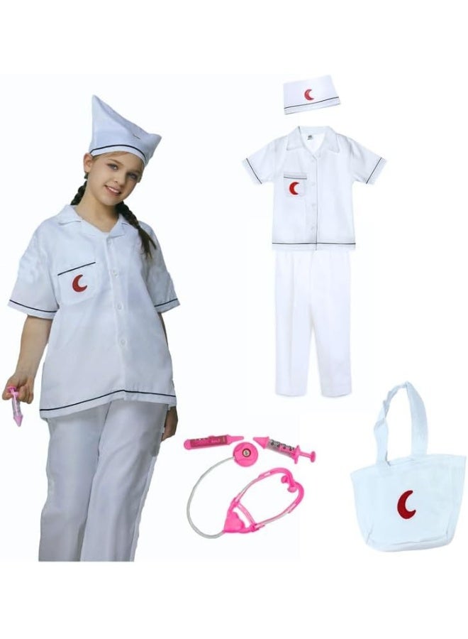 Kovar Kids Nurse Costume - Cute And Realistic Medical Outfit For Dress-Up And Role Play - Image 3