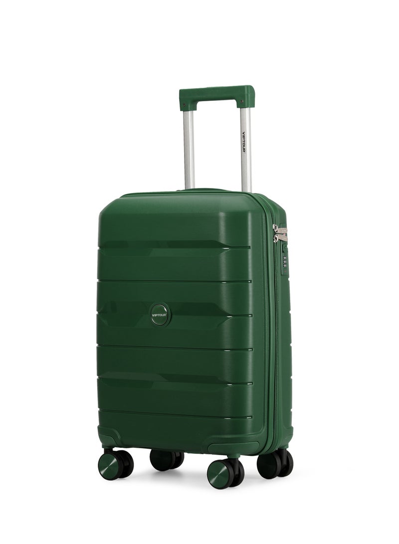 فيبتور حقيبة سفر صلبة من البولي بروبيلين - عجلات دوارة 360 درجة، قفل إدارة أمن النقل (TSA)، مقبض تلسكوبي - Image 1