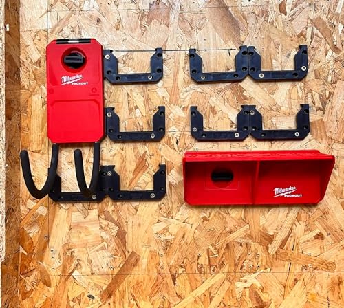 StealthMounts Mounting Cleats V2 for Packout (12 Pack) - Black ABS Plastic Wall Mount Brackets - Image 3