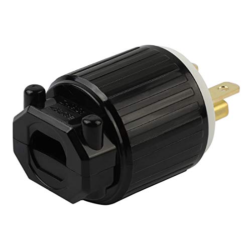acbroad USA 3-Prong Male AC Plug, UL Nema 6-15P 3 Pole Straight DIY Rewirable AC Plug, 15A 250V USA 3Pin AC Connector, Nema 6-15P Male US 3Pole AC Power Plug, Black - Image 4