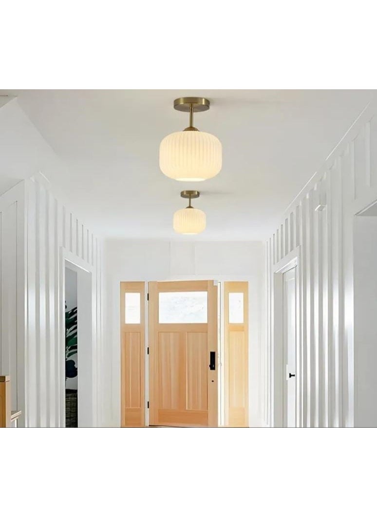 Demet Habek My Lights Mylights Modern Opal Plofonyer Ceiling Chandelier 20cm Bronze Hanging Sports Single Chandelier Room Kitchen Living Room Corridor 20 Cm Single  - Image 2