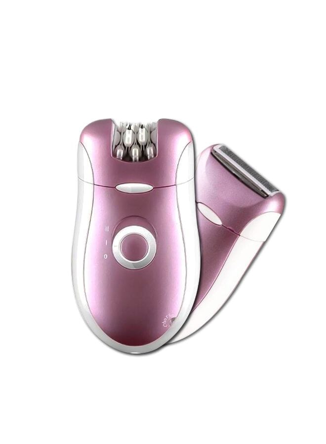 Km-2068 2 In 1 Hair Removal For Ladies - Rechargeable Pink