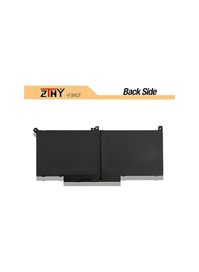 60Wh F3Ygt Laptop Battery For Dell Latitude 7480 7390 7280 7290 7380 7490 E7280 E7480 E7490 12 7000 13 7000 14 7000 Series P73G P73G002 P28S002 Odm3Wc Dm6Wc Dm3Wc 2X39G Kg7Vf 451-Bbye 453-Bbcf