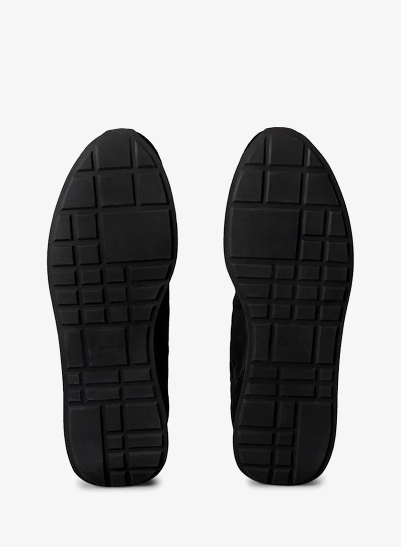 Calvin Klein Jeans BLACK Lace Up Low Top Sneakers for Men | Best Price UAE
