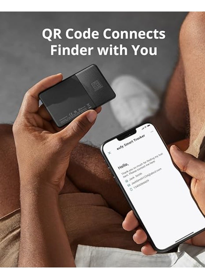 إيوفي بطاقة سمارت تراك يوفي سيكيوريتي تعمل مع ابل فايند ماي (iOS فقط)، متتبع محفظة، مكتشف الموبايل، مقاومة للماء (اندرويد غير مدعوم)، من انكر - Image 3