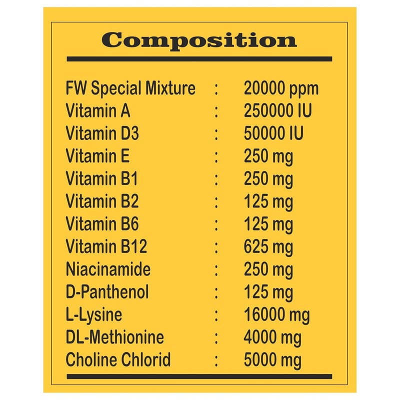 FeedWale Growth Booster 1Kg for Faster Growth of All Types of Fishes Supplement for Fish - Image 4