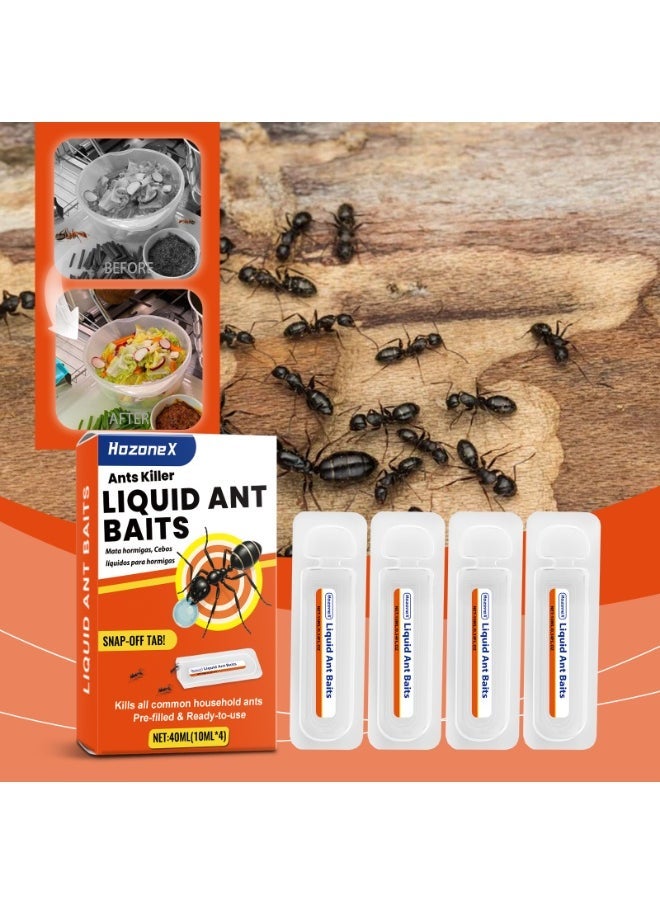 HOZONEX Instant Ants Killer Liquid Ant Baits 10ml*4 - Image 4