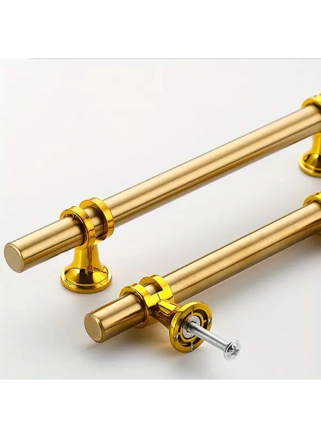 14 Pcs Vintage Cabinet Door Handles Golden 3.78 Inch Hole Distance European Style Kitchen Bathroom Wardrobe Hardware With Screws - Image 2