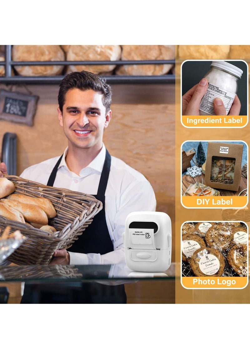 Marklife Thermal Label Paper 3-Pack (660 Labels) – 40×30mm White, Waterproof & Oil-Proof Labeling Tape For Label Maker Machine, Ideal For Home Office, Small Business & Barcode Printing - Image 3