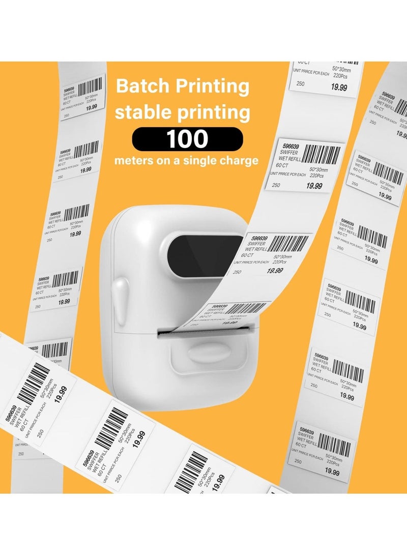 Marklife Thermal Label Paper 3-Pack (660 Labels) – 40×30mm White, Waterproof & Oil-Proof Labeling Tape For Label Maker Machine, Ideal For Home Office, Small Business & Barcode Printing - Image 5