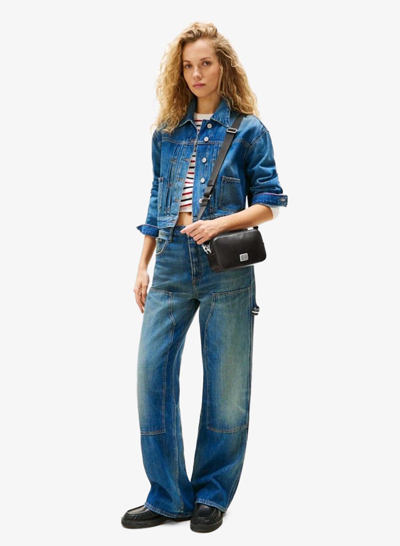 تومي جينز حقيبة كاميرا بشعار - Image 2