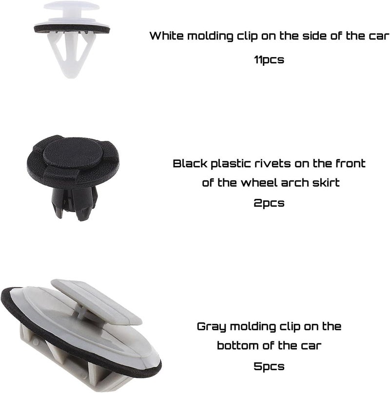 SING F LTD Plastic Trim Clip Fittings for Mazda - Image 4