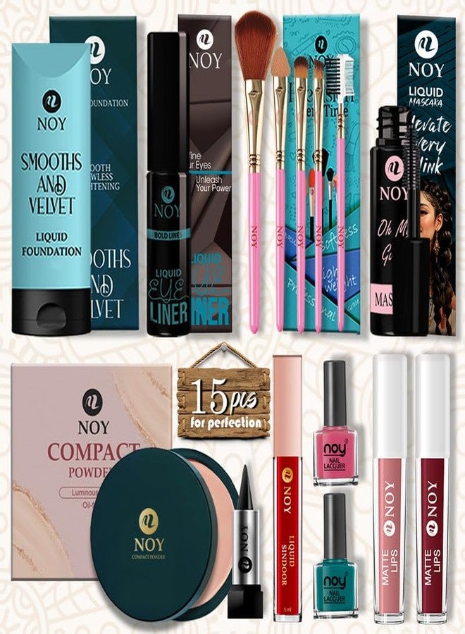 NOY Makeup Combo Kit For Women Ideal For Bold & Natural Look Best For All Skin Tones - Image 1