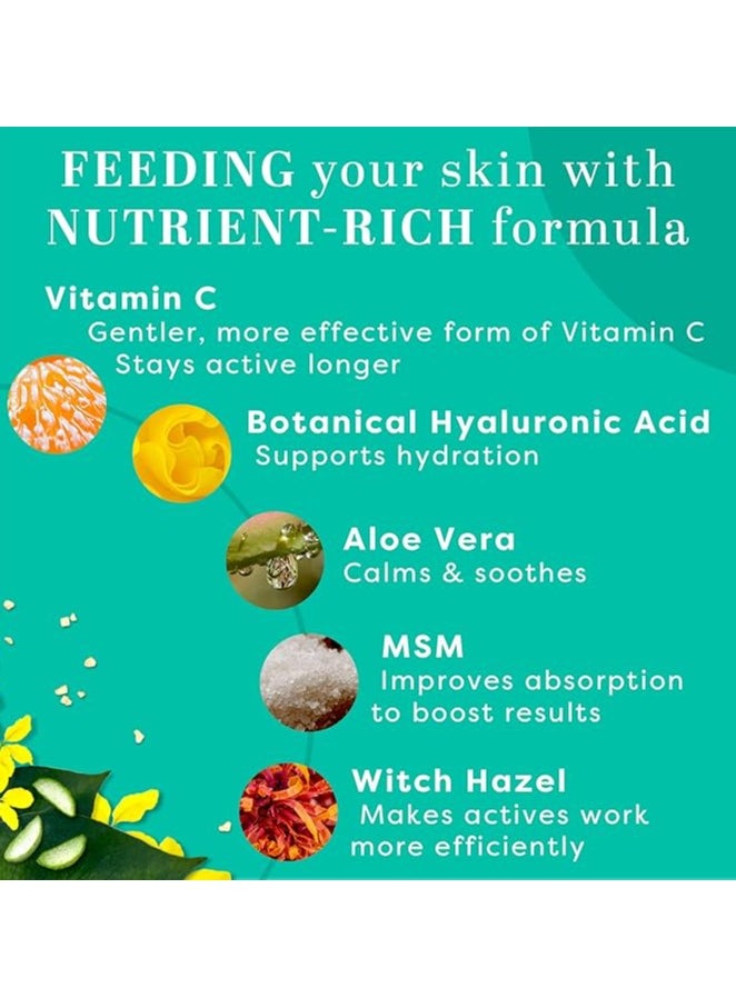 TruSkin - TruSkin Vitamin  Serum for Face, Anti Aging Serum with Hyaluronic Acid, Vitamin E, Organic Aloe Vera and Jojoba Oil, Hydrating & Brightening Serum for Dark Spots, Fine Lines and Wrinkles, - Image 1