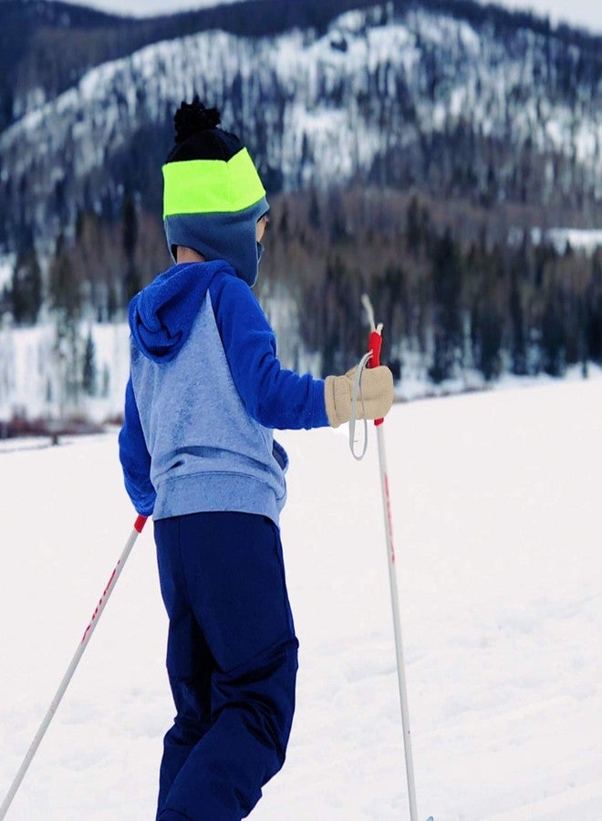 Zando Baby Mittens Winter Gloves Toddler Winter Gloves Toddler Mittens Warm Fleece Gloves for Boys Girls Kids Gloves Rose Red & Pink M - Image 4