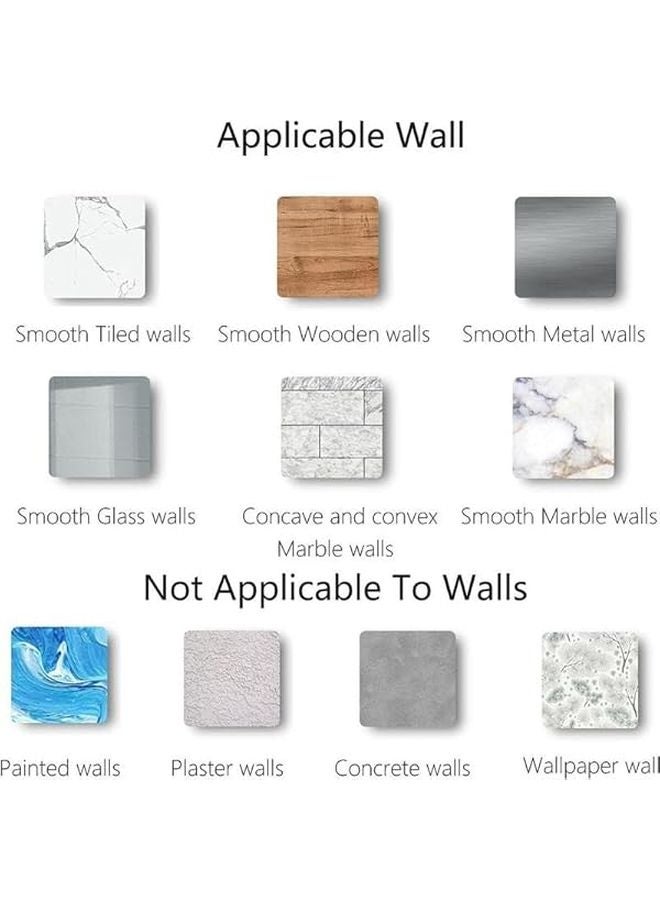 القط الأبيض تصميم خطافات الحائط اللاصقة 4 حزمة للمعطف والقبعة والحقيبة والمنشفة ديكور هدية - Image 5