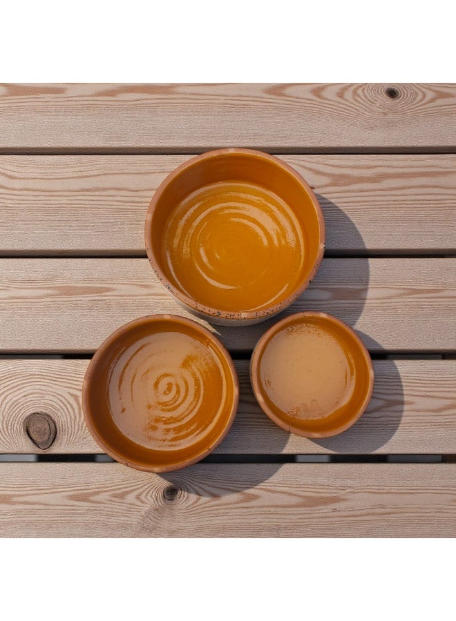 كلور زون بوتري طقم صينيه من الفخار و الخزف امن داخل الافران و الميكروويف - Image 2