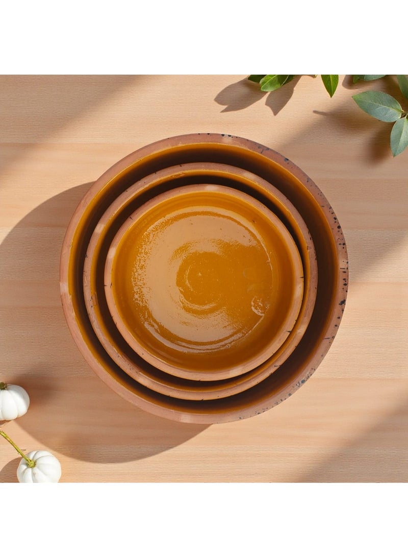 كلور زون بوتري طقم صينيه من الفخار و الخزف امن داخل الافران و الميكروويف - Image 3