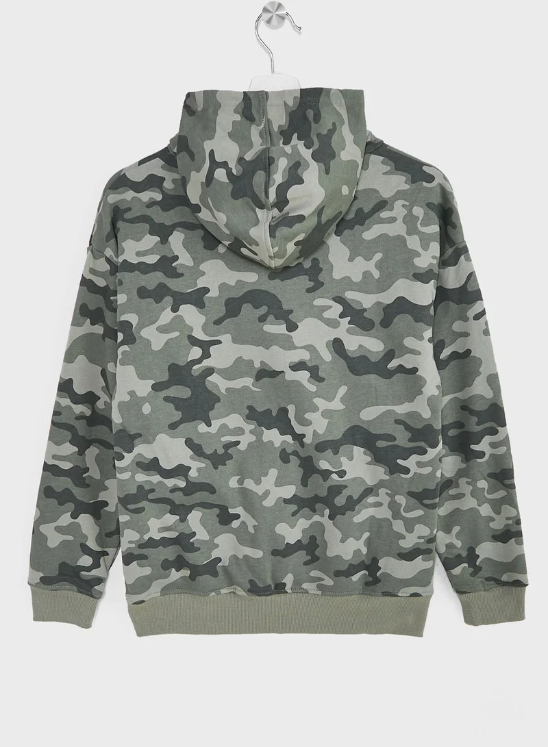 Cotton On Kids Camo Hoodie