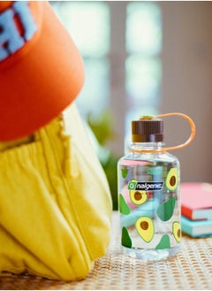 Nalgene Nalgene USA Kids 475ml Tritan Renew Bottle Clear w/Avocados Ltd Edition Print  - Image 4