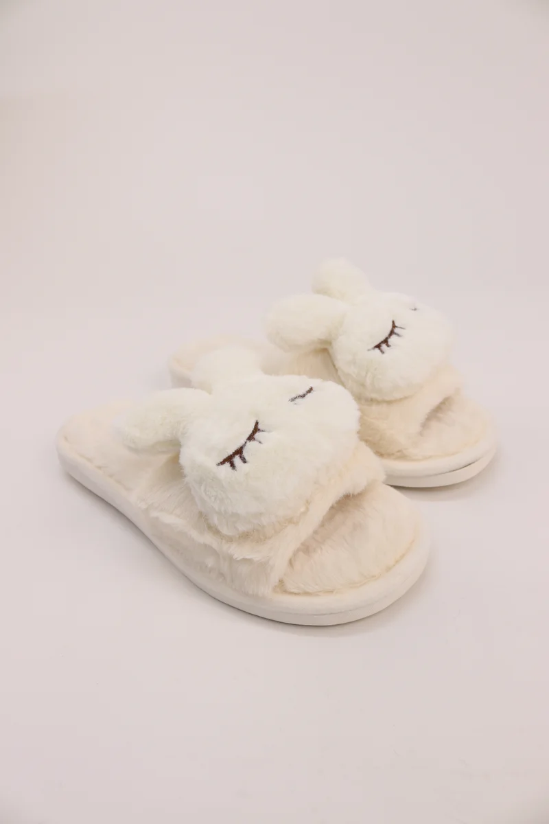 Viny VINY Women's Plush Fur Home Slippers | Soft Teddy Bear Indoor Slippers | Cozy Carpet Slides for Daily Wear & All-Season Comfort