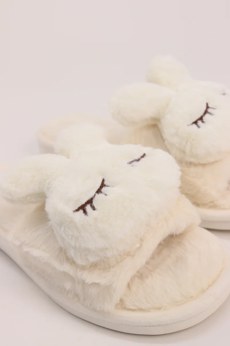 Viny VINY Women's Plush Fur Home Slippers | Soft Teddy Bear Indoor Slippers | Cozy Carpet Slides for Daily Wear & All-Season Comfort
