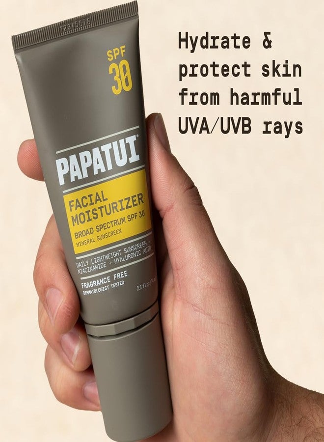 PAPATUI by Dwayne Johnson Hydrating Men's Face Moisturizer with SPF 30 | Unscented | Broad Spectrum Sun Protection | Lightweight Hydration | 2.5 fl oz - Image 4