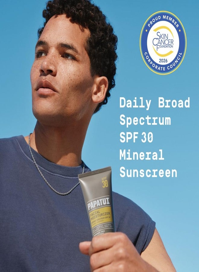 PAPATUI by Dwayne Johnson Hydrating Men's Face Moisturizer with SPF 30 | Unscented | Broad Spectrum Sun Protection | Lightweight Hydration | 2.5 fl oz - Image 3