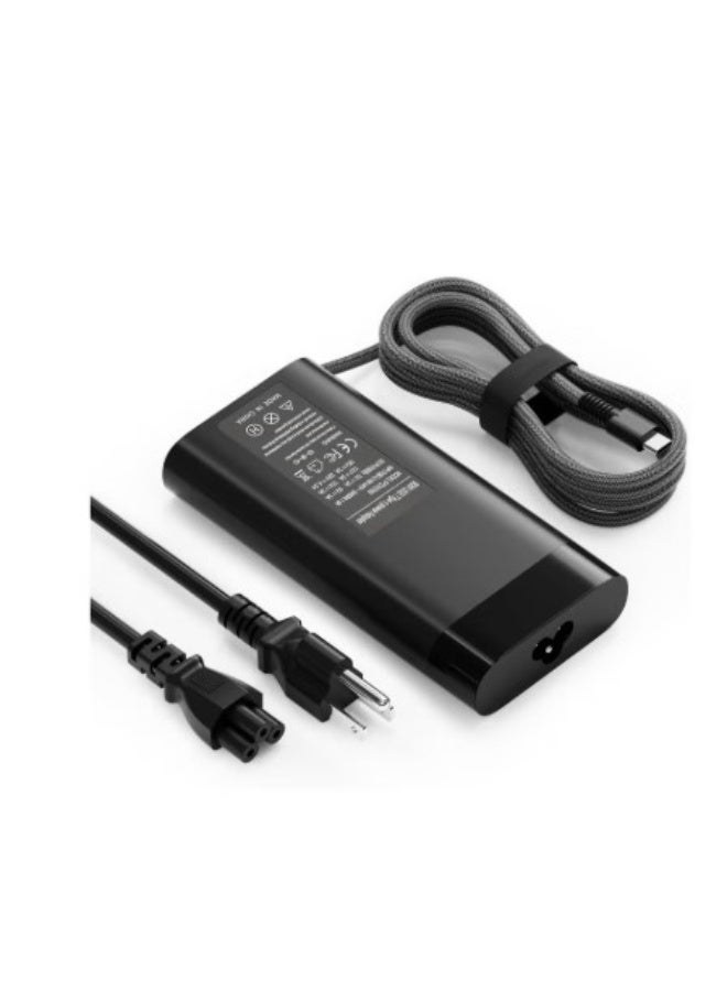 Terabyte 90W USB C Charger For HP Spectre x360 13 14 15 Envy x360 14 15 16 17 inch 2-in-1 Pavilion Plus 14 EliteBook,ProBook,ZHAN 66 Pro,Pro c640 c645 Fortis Chromebook,ZBook Firefly,Elite Dragonfly Laptop - Image 1