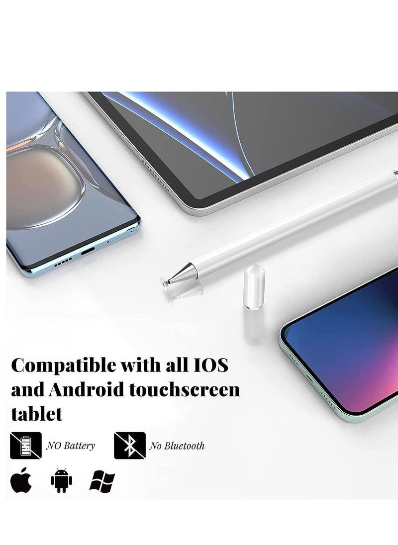 ARCHAEOPTERYX - iPad Stylus for Apple/iPhone/iPad pro/Mini/Air/Android/Microsoft/Surface Stylus Pen Stylus - White - Image 1