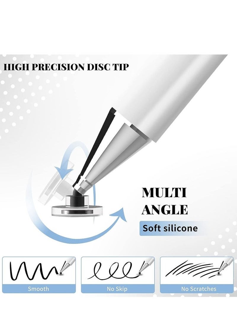 ARCHAEOPTERYX - iPad Stylus for Apple/iPhone/iPad pro/Mini/Air/Android/Microsoft/Surface Stylus Pen Stylus - White - Image 1