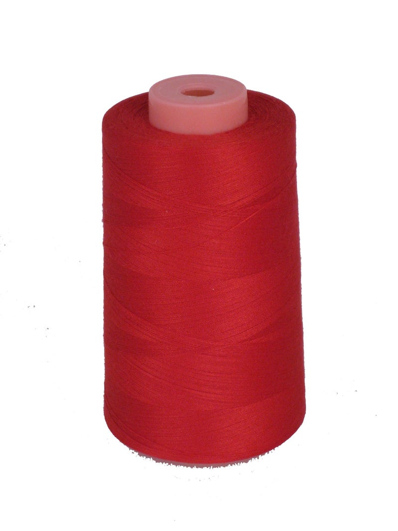 LA Linen 100% Polyester Cone Serger Thread, Red AX526 - Image 3