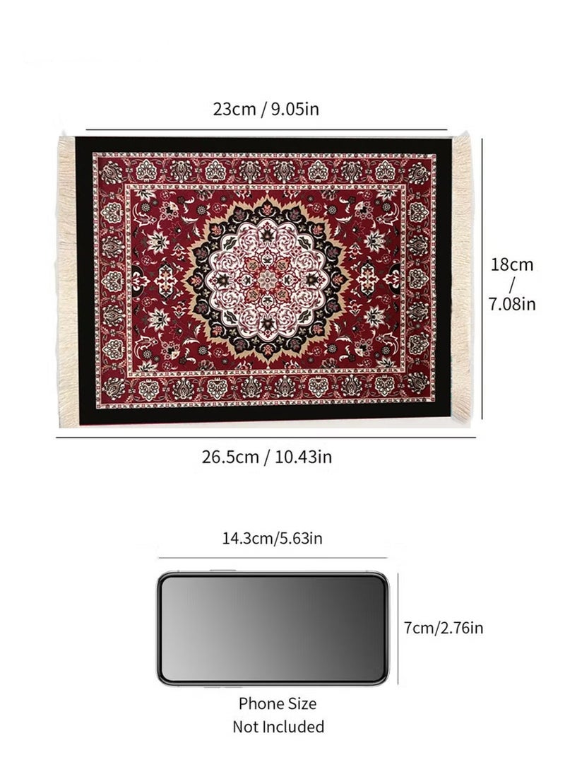 صن سباير سجادة كوب قهوة سجادة فنجان قهوة سجادة كوب قهوة سجادة قهوة سجادة طاولة وسادة ماوس مطاطية مستطيلة 26.5 × 18 × 0.5 سم - Image 4