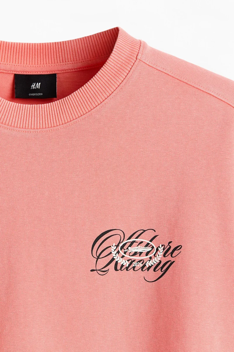 H&M Oversized Fit Boxy-style T-shirt