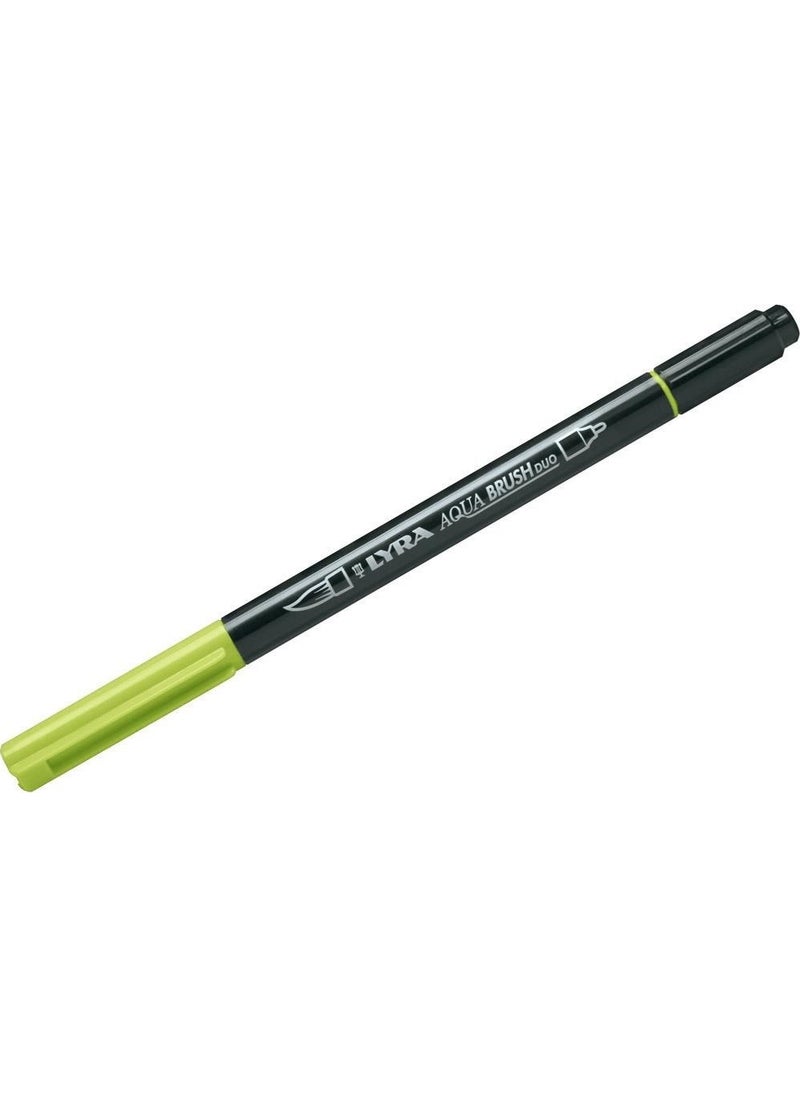 Lyra Aqua Brush Pen Duo Brush Tip Drawing Pen Apple Green 