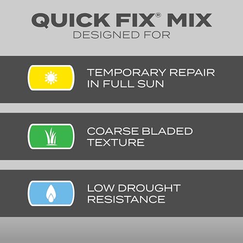 Scotts Turf Builder Grass Seed Quick Fix Mix Fast Growing Turf for a Temporary Lawn, 3 lbs. - Image 3